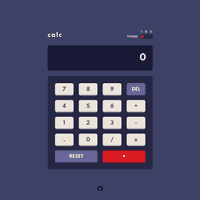 Themed calculator